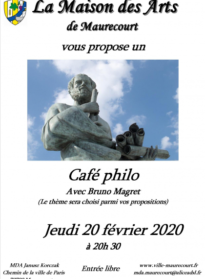 MDA : Café philo de février 2020