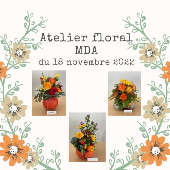 atelier floral MDA